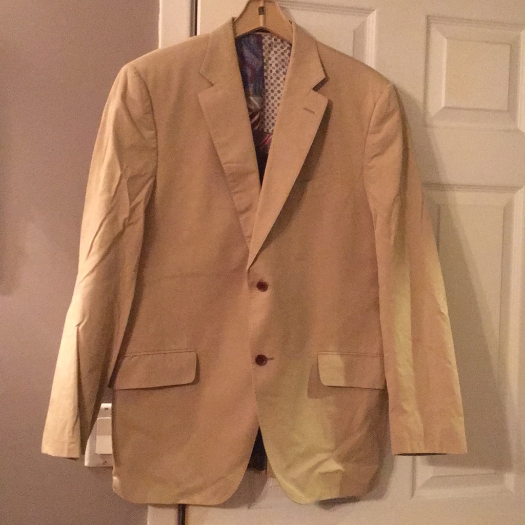 Etro Men’s Tan Blazer- Nfs So Not Buy.